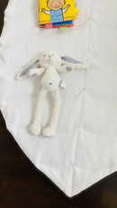 Leaf  play mat from natural linen