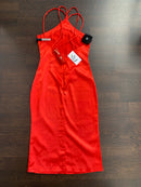 Red Silk dress / Set